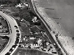 Click to view image Shore Road and Ocean Bay from the air