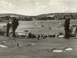 Click to view image Golf Course by the Pier 1957