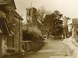 Click to view image Kingston Village and Church