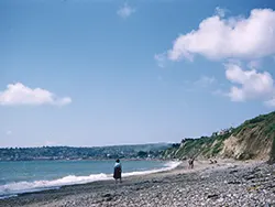 Click to view image Ocean Bay Shingle beach in 1960
