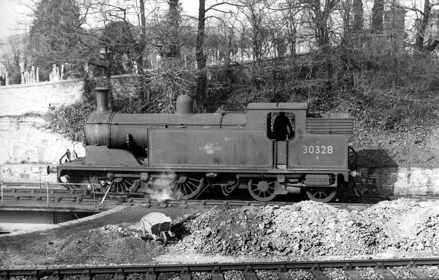 Steam Locomotive Class M7 30328 at Swanage