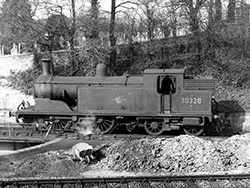 Steam Locomotive Class M7 30328 at Swanage - Ref: VS2143