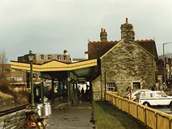 Click to view image Swanage Railway Station and Platform
