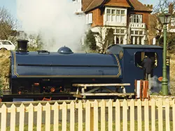 Small steam engine at Swanage Railway in the Virtual Swanage Gallery