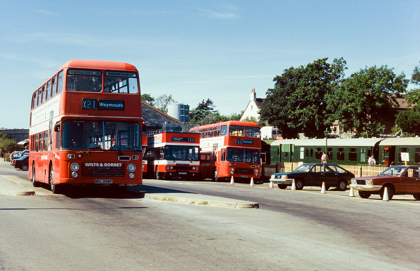 Busses at the old bus station