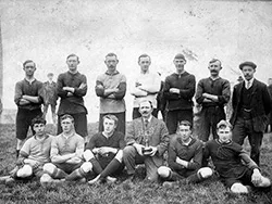 Click to view image Swanage Football team early 1900s