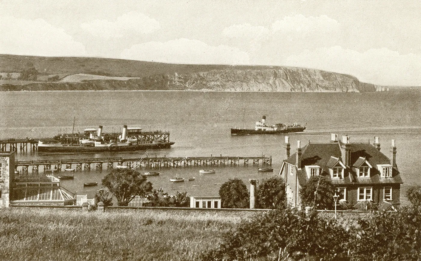 The Piers and paddle steamers early 1900s