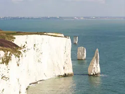 Click to view image Old Harry and The Pinnacles