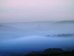 Corfe Castle in Mist - Ref: VS564