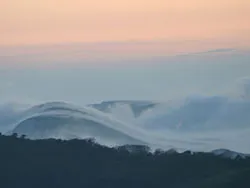 Click to view image Kimmeridge Hills and Fog