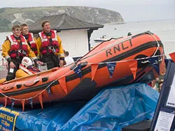 RNLI float at the Carnival - Ref: VS623