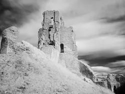 Click to view image Infrared Corfe Castle