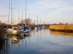 Click to view image Wareham river at dusk