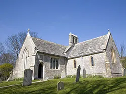 Click to view image Tyneham Church