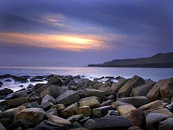 Click to view image Kimmeridge Bay Sun Set