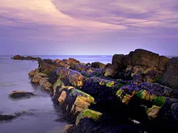 Click to view image Evening sky at Peveril Point