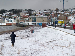 Click to view Snow on the Beach