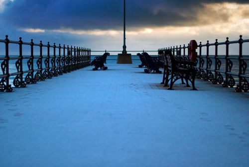 Snow on the Jetty