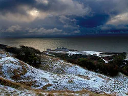 Click to view image Lighthouse with Snow