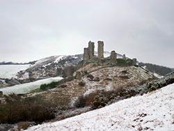 Click to view Corfe Caste from east