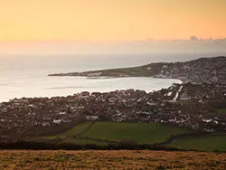 Click to view image Dawn over Swanage