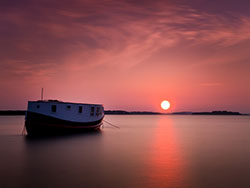 Click to view Sunset at Studland