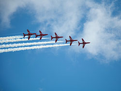 Click to view image Red Arrows Display  - 1294