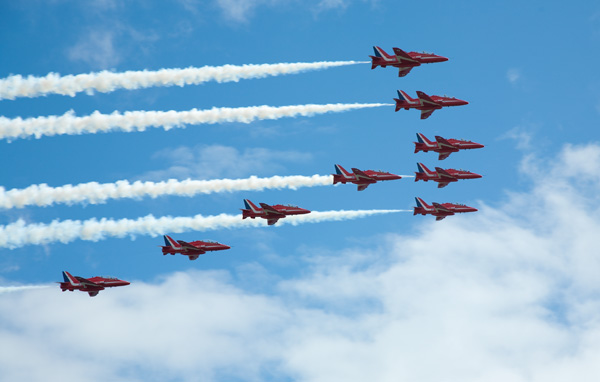 Red Arrows Display 