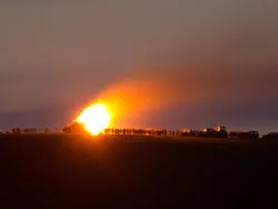 Click to view image Jubilee beacon on the Purbeck Hills