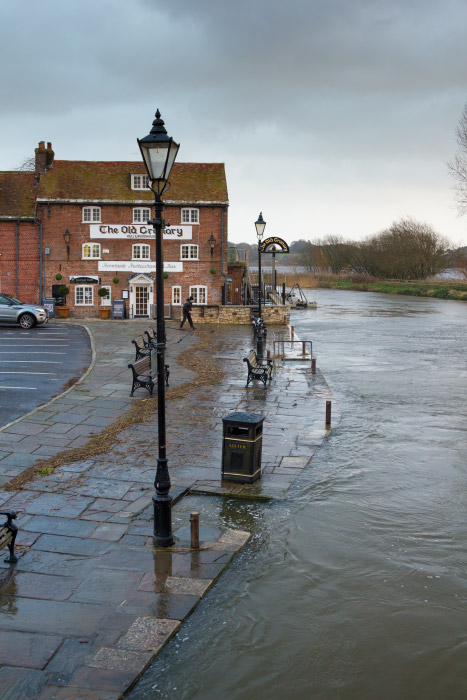 Flooding at Wareham Quay