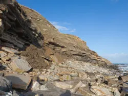Click to view image Durlston Bay Landslides