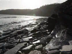 Click to view image Durlston Bay reflections