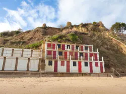 Landslides on Swanage beach - Ref: VS1493