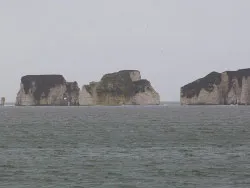 Click to view image Damage to Old Harry Rocks