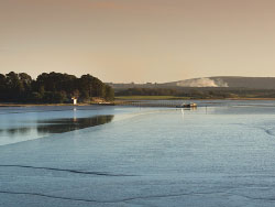 Click to view image Purbeck Hills from Arne - 1598