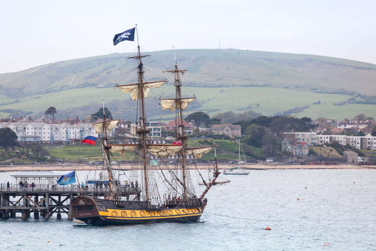 Jolly Roger at Swanage Pier