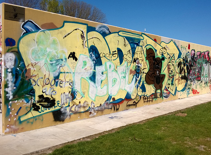 Swanage Graffiti Wall