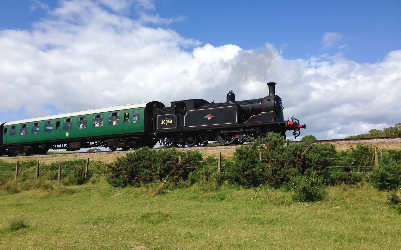 Steam Train near Harmans Cross