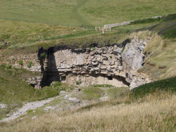 Click to view image Dancing Ledge Quarry Face - 1659