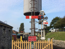 Click to view Water tower on Swanage Railway