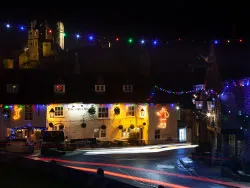 Click to view image Corfe christmas illuminations