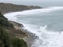 Click to view image Storms in Durlston Bay