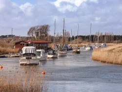 Click to view image Boats on the Frome