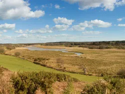 Click to view image Poole Harbour from Heartland Moor