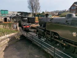 Click to view image The turntable on Swanage Railway