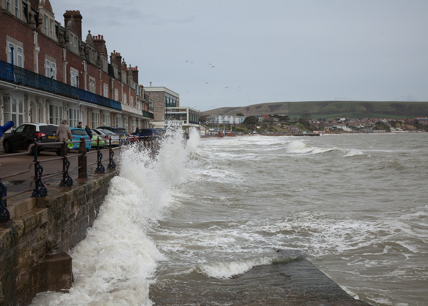 Storms on Swanage Seafront