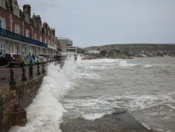 Click to view image Storms on Swanage Seafront