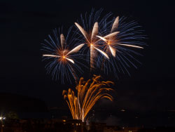 Click to view image Firework Display at Swanage Carnival - 1708
