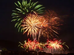 Click to view image Firework Display at Swanage Carnival