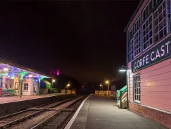 Click to view image Castle in Purple from the Railway Station